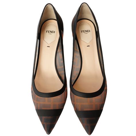 fendi heels colibri|Fendi colibri pumps.